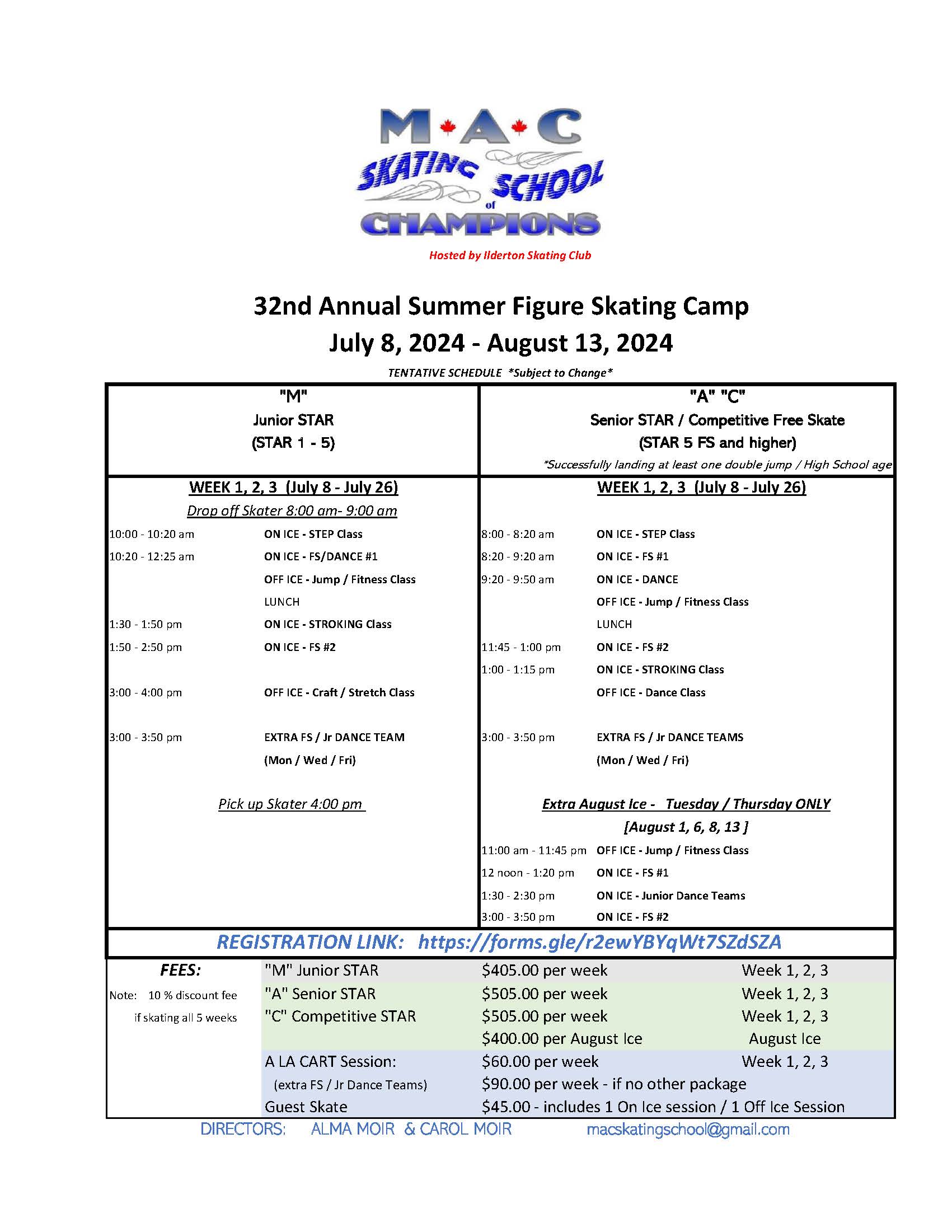 Ilderton Skating Club powered by Uplifter